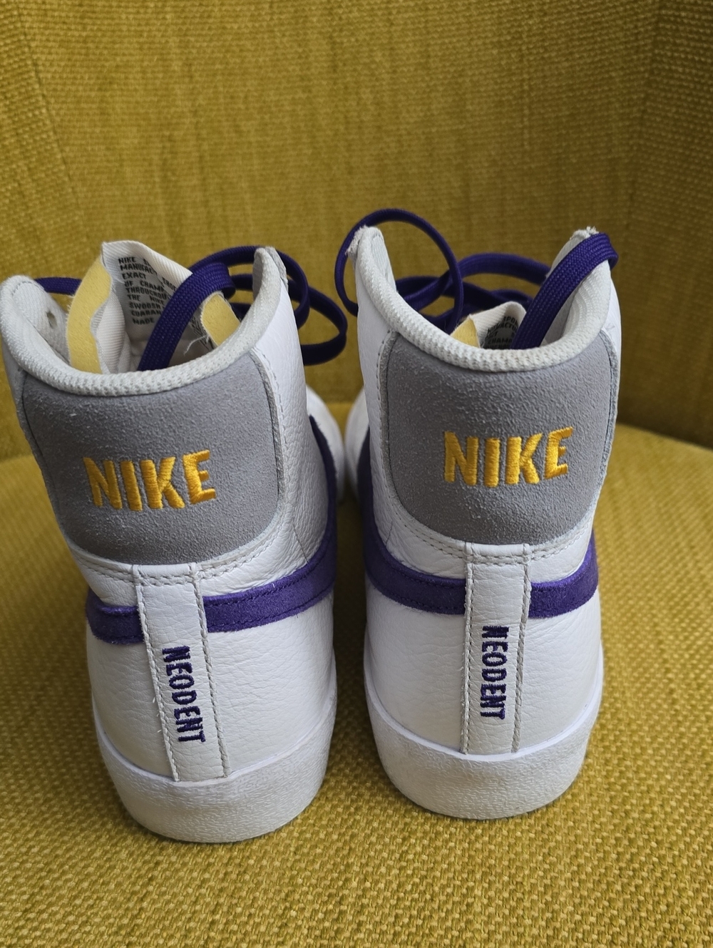 Nike Leather Blazer Mid '77 Vintage "Voltage" - Picture 4 of 4